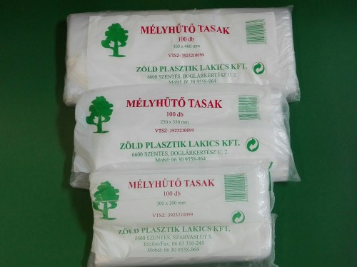 Mélyhűtő tasakok